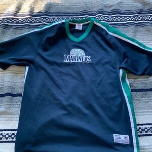 Seattle Mariners vintage navy and green baseball jersey baseball size XL